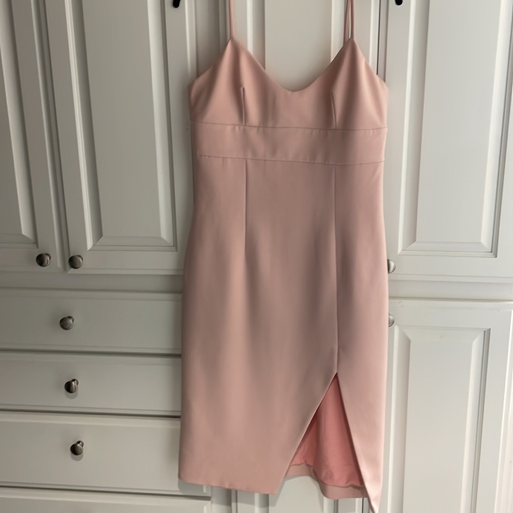 Kittenish pink dress